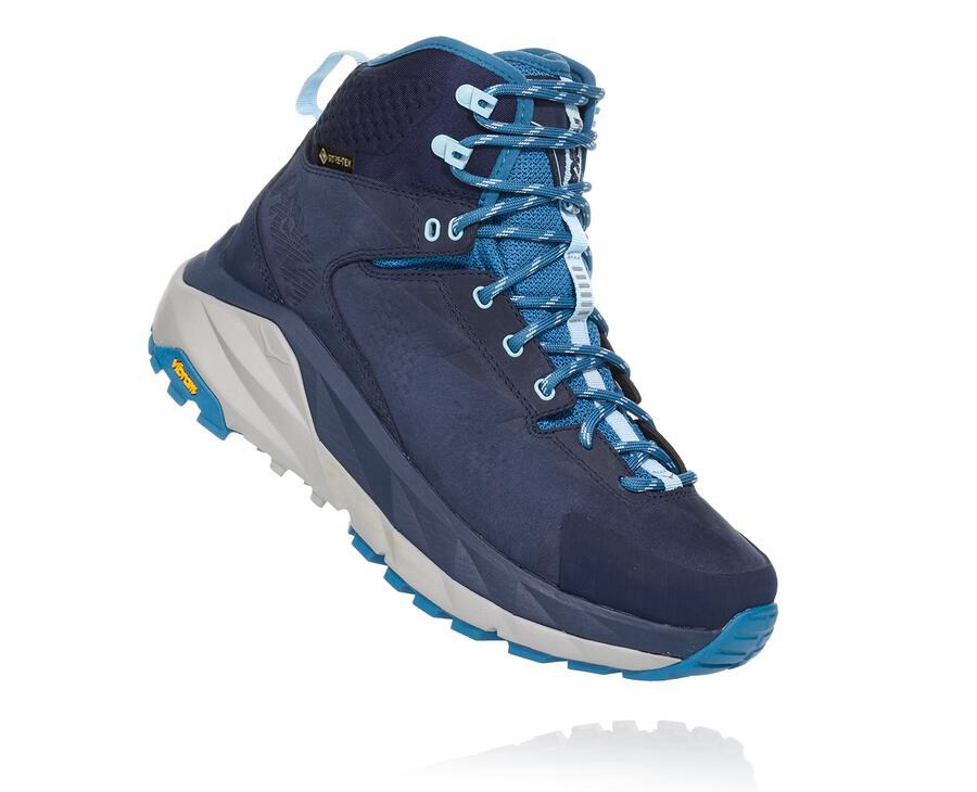 Chaussure Randonnée Hoka One One Kaha Gore-Tex Femme - Bleu Marine - IHE-436879